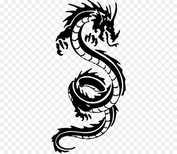 Tribal dragon png download - 380*776 - Free Transparent Tattoo png ...