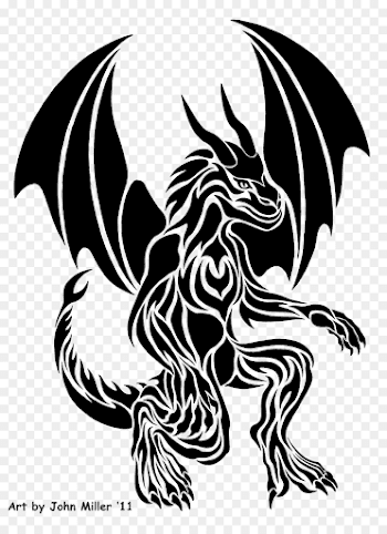 Tribal dragon png download - 900*1238 - Free Transparent Dragon ...