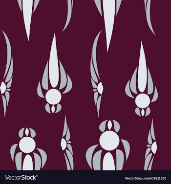 Tribal hand drawn background ethnic pattern boho vector image