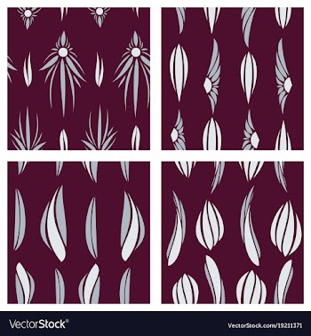 Tribal hand drawn background ethnic pattern set vector image
