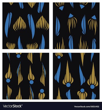 Tribal hand drawn background ethnic pattern set vector image