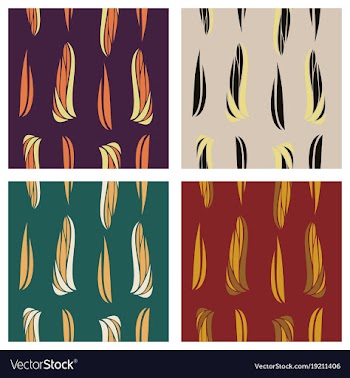 Tribal hand drawn background ethnic pattern set vector image