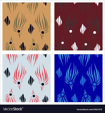 Tribal hand drawn background ethnic pattern set vector image
