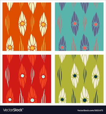 Tribal hand drawn background ethnic pattern set vector image