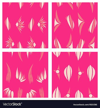 Tribal hand drawn background ethnic pattern set vector image