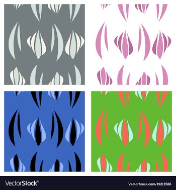 Tribal hand drawn background ethnic pattern set vector image