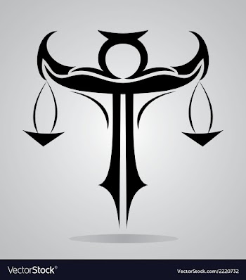  					Tribal Libra Signs vector image														