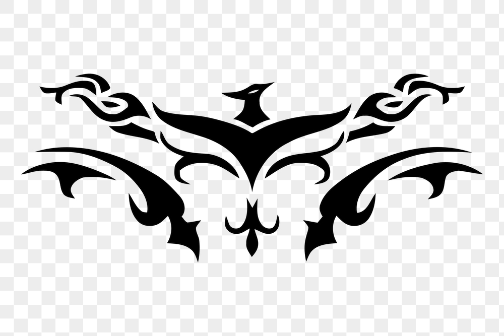 Tribal phoenix png  tattoo | Free PNG - rawpixel