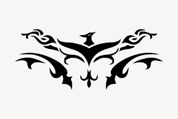 Tribal phoenix  tattoo clipart, | Free PSD - rawpixel
