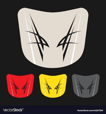 tribal stripe decal for car hood image