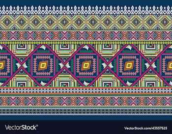 tribal striped seamless pattern aztec geometric