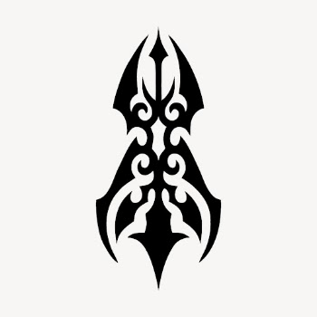 Tribal tattoo idea clipart, abstract | Free PSD - rawpixel