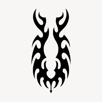 Tribal tattoo idea clipart, abstract | Free PSD - rawpixel