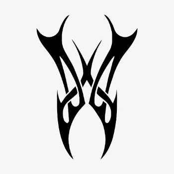 Tribal tattoo idea clipart, abstract | Free PSD - rawpixel
