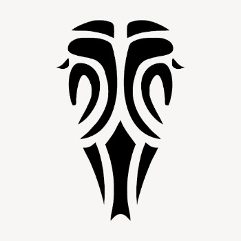 Tribal tattoo idea clipart, abstract | Free PSD - rawpixel