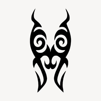Tribal tattoo idea clipart, abstract | Free PSD - rawpixel