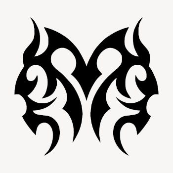 Tribal tattoo idea clipart, abstract | Free PSD - rawpixel