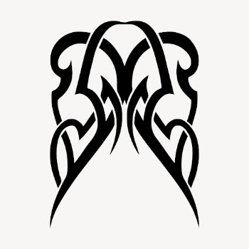 Tribal tattoo idea clipart, abstract | Free PSD - rawpixel