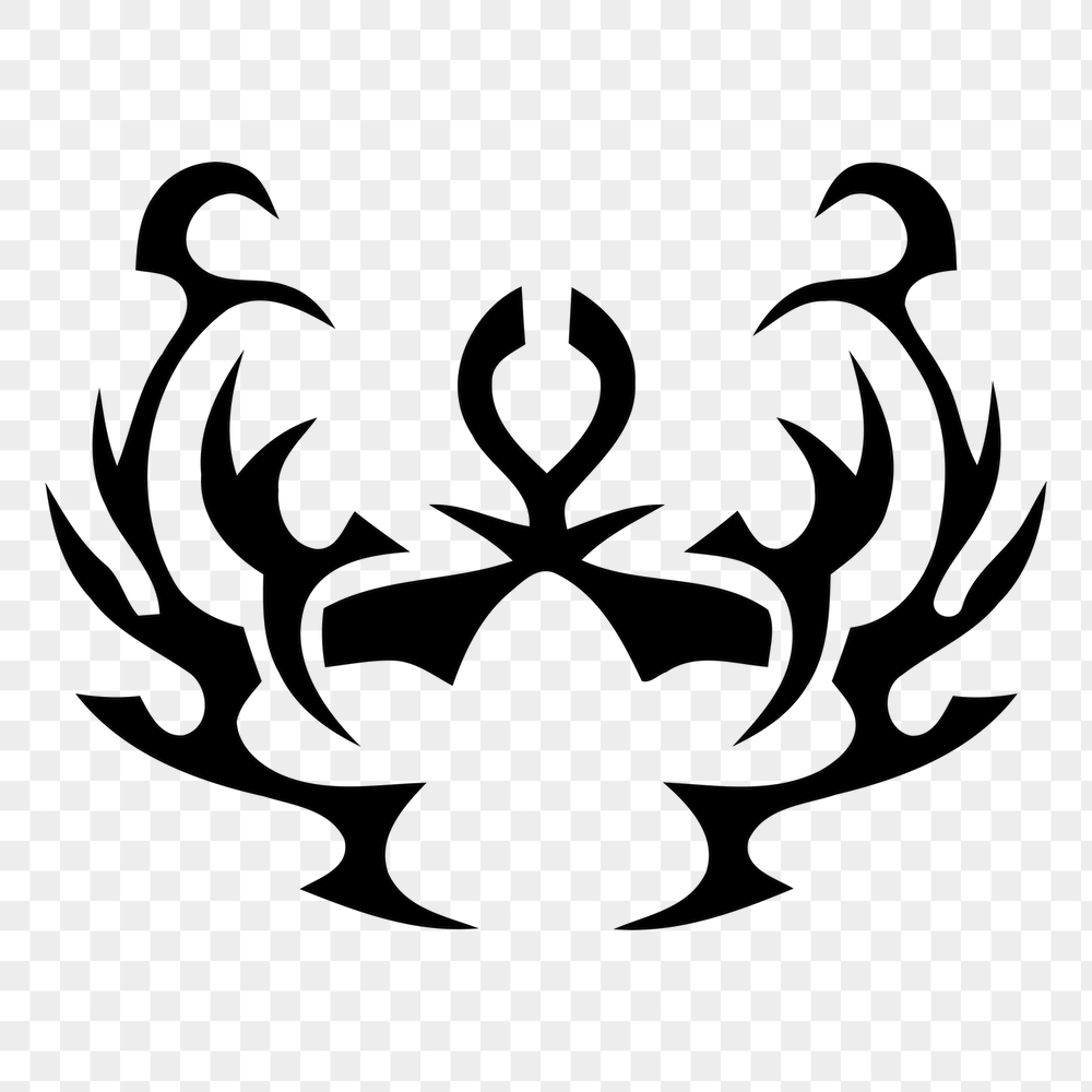 Tribal tattoo png sticker, abstract | Free PNG - rawpixel