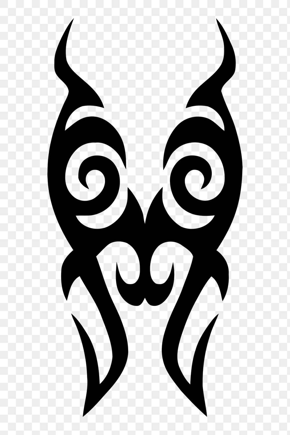 Tribal tattoo png sticker, abstract | Free PNG - rawpixel