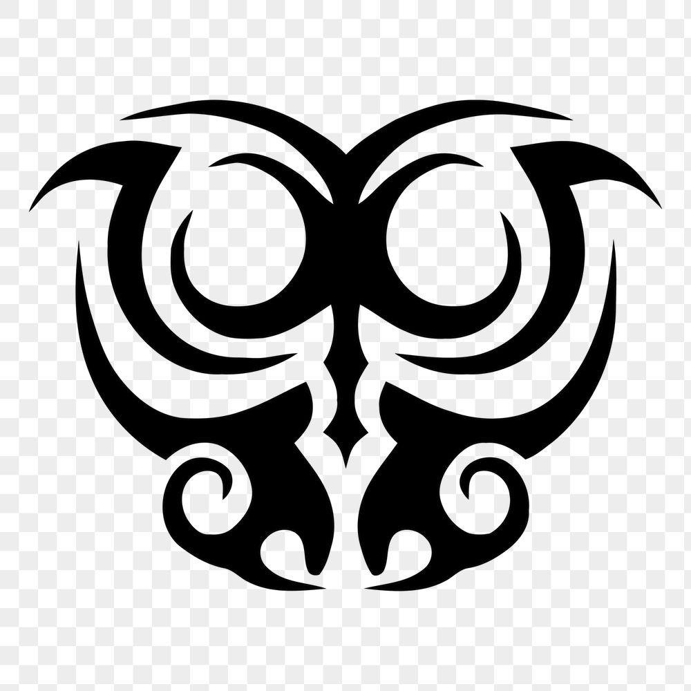 Tribal tattoo png sticker, abstract | Free PNG - rawpixel