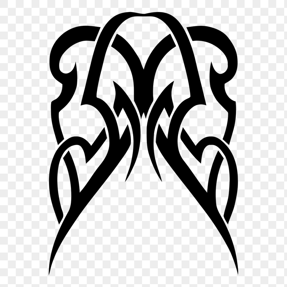 Tribal tattoo png sticker, abstract | Free PNG - rawpixel