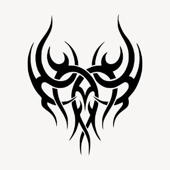Tribal tattoo sticker, abstract illustration | Free Vector - rawpixel