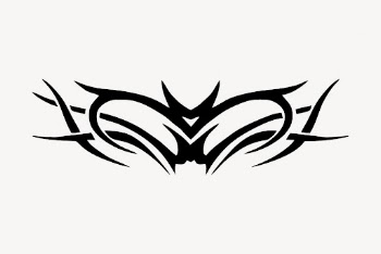 Tribal tattoo sticker, abstract illustration | Free Vector - rawpixel