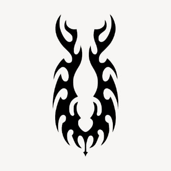 Tribal tattoo sticker, abstract illustration | Free Vector - rawpixel