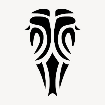 Tribal tattoo sticker, abstract illustration | Free Vector - rawpixel