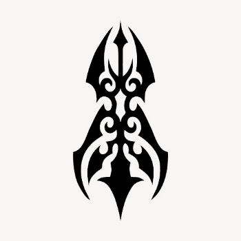 Tribal tattoo sticker, abstract illustration | Free Vector - rawpixel