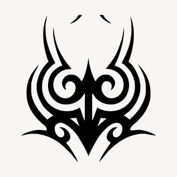 Tribal tattoo sticker, abstract illustration | Free Vector - rawpixel