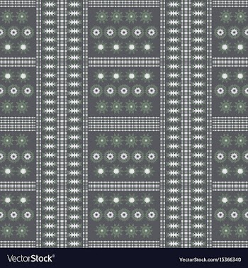 Tribal texture geometric seamless pattern vector image
