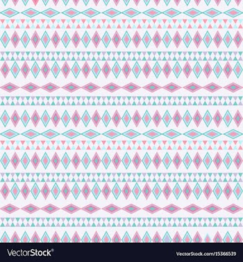 Tribal texture geometric seamless pattern vector image