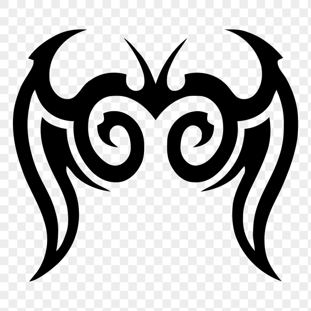 Tribal wings png tattoo        sticker, | Free PNG - rawpixel