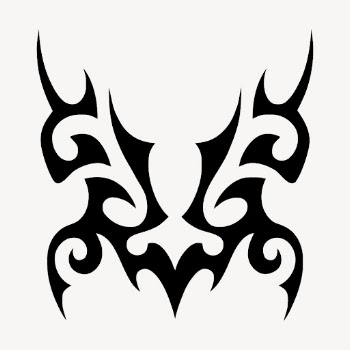 Tribal wings  tattoo, abstract | Free Photo - rawpixel