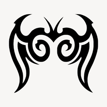 Tribal wings  tattoo, abstract | Free Photo - rawpixel