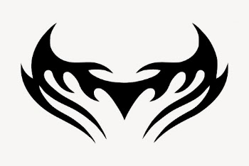 Tribal wings  tattoo clipart, | Free PSD - rawpixel