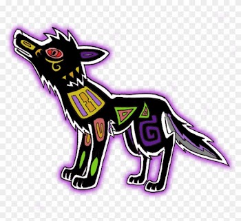 Tribal Wolf By Electric-mongoose - Cartoon