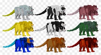 Tricephalic Demon Wolf Size - Indian Elephant