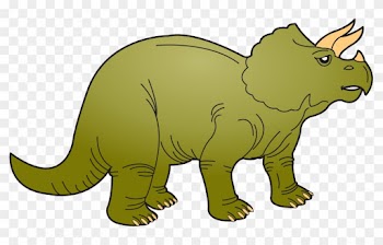 Triceratops Clipart - Color Is A Triceratops