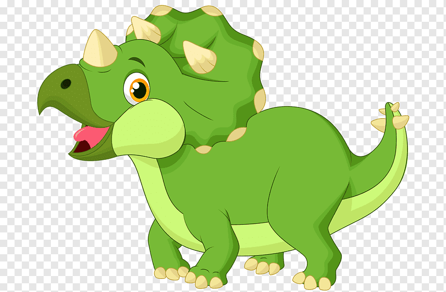 Triceratops Dinosaur Infant Tyrannosaurus, Cartoon dinosaur, cartoon Character, painted, hand png
