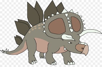 Triceratops, Dinosaur, Jurassic World Evolution, Cartoon PNG