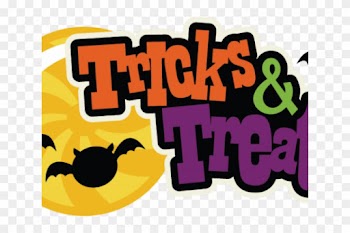 Trick Or Treat Clipart Svg - Trick Or Treat Word