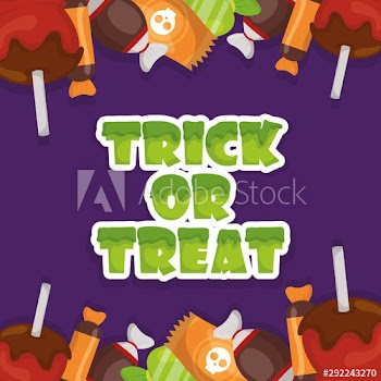 trick or treat - happy halloween