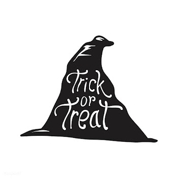 Trick or treat on a black witch hat vector | Free stock vector - 497027