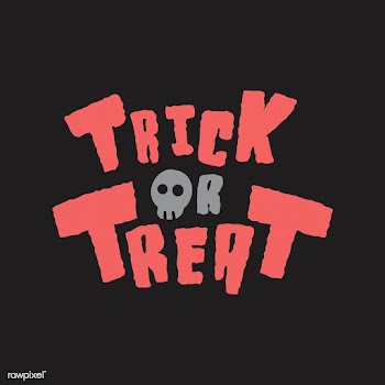 Trick or treat with a skull Halloween typogra.. | Free stock vector - 497051