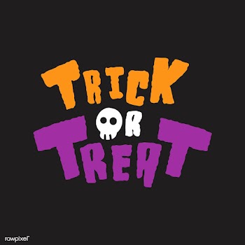 Trick or treat with a skull Halloween typogra.. | Free stock vector - 497054
