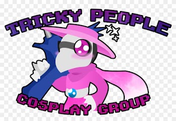 Tricky People Cosplay Logo Thing By Glitchgoat - Cartoon
