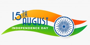 Tricolor indian flag  for happy independence day Free Vector